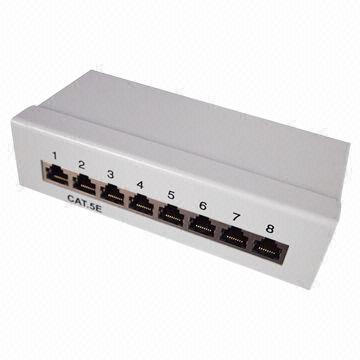 Patch Panel Cat5e FTP com 8 portas